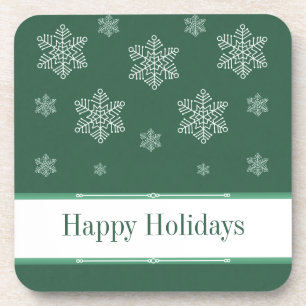 Lassen Sie es Untersetzer Set, grün