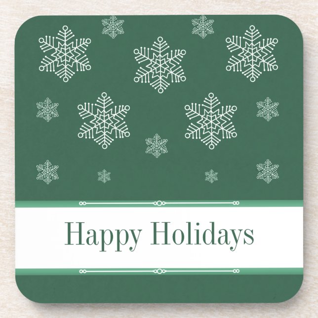 Lassen Sie es Untersetzer Set, grün (Vorderseite)