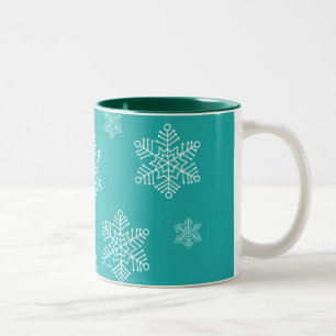 Lassen Sie es Urlaub Tasse, Türkis Zweifarbige Tasse