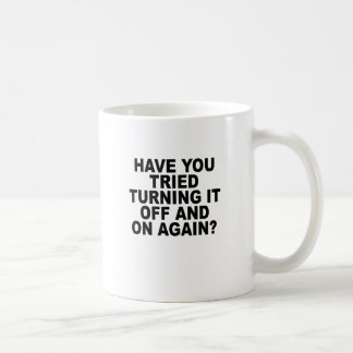 lassen Sie es, weg von an wieder zu drehen Kaffeetasse