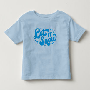 Lassen Sie es Winter-Design erstrahlen Kleinkind T-shirt