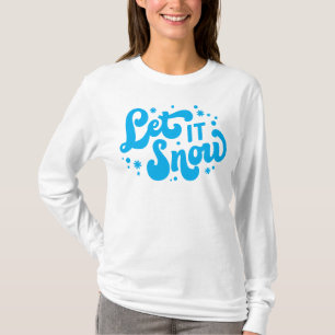 Lassen Sie es Winter-Design erstrahlen T-Shirt