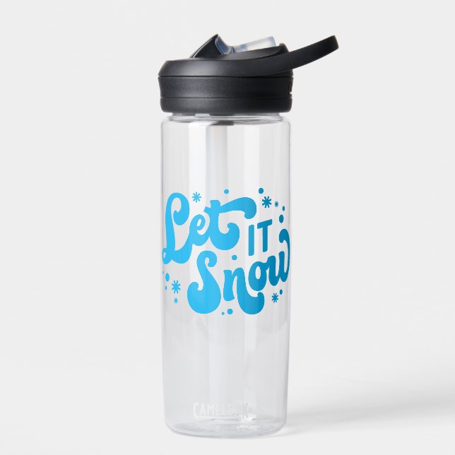 Lassen Sie es Winter-Design erstrahlen Trinkflasche (Links)