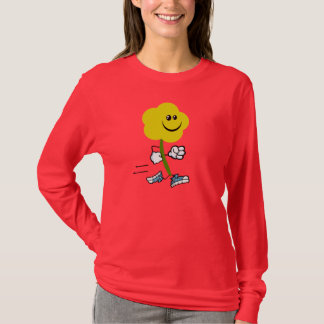 Lassen Sie Florist laufende LaufBlume laufen T-Shirt