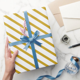 Lassen Sie Ihr Geschenk in reichhaltigem Goldgelb Geschenkpapier