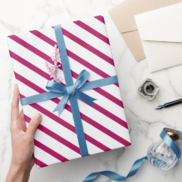 Lassen Sie Ihr Geschenk in Tiefrosarot erblühen Geschenkpapier