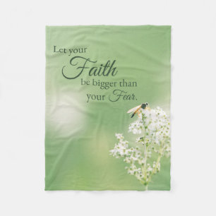 "Lassen Sie Ihre Glauben-… "christliches Fleecedecke