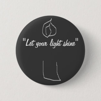 Lassen Sie Ihre helle Shinekerzenillustration Button