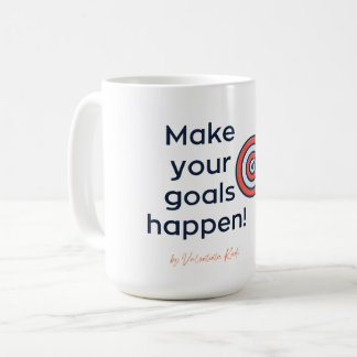 Lassen Sie Ihre Ziele verwirklichen Kaffee-Tasse Kaffeetasse