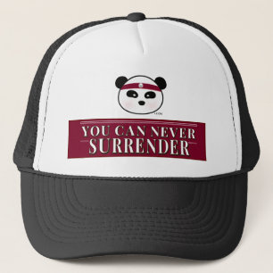 Lassen Sie Leon nie den Panda-Bären überlassen Truckerkappe