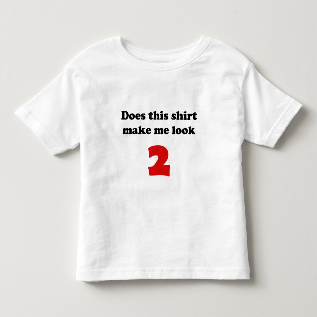 Lassen Sie mich 2 Kleinkind-helle Shirts schauen (Vorderseite)