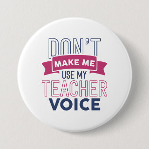 Lassen Sie mich meine Lehrerstimme nicht benutzen Button