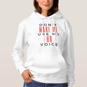 Lassen Sie mich meine Personalstimme 2 nicht benut Hoodie