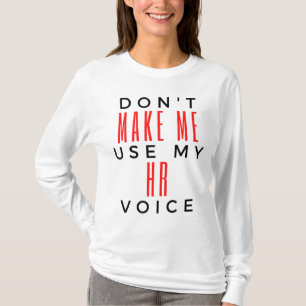 Lassen Sie mich meine Personalstimme 2 nicht benut T-Shirt