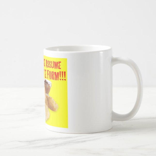 LASSEN SIE MICH NICHT MEINE ENTSCHEIDENDE FORM KAFFEETASSE (Rechts)