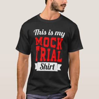 Lassen Sie mich nicht meine Mock Trial Voice Funny T-Shirt