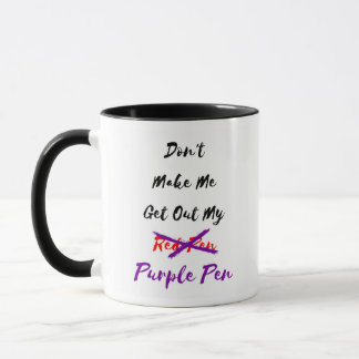 Lassen Sie mich nicht meine Stift-Tasse Tasse