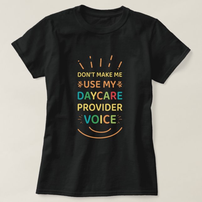 Lassen Sie mich nicht meine Stimme des Betreuers v T-Shirt (Design vorne)