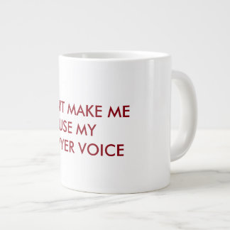 Lassen Sie mich nicht meine Tasse der Anwälte verw