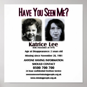 Lassen Sie mich sehen Katrice Lee-Plakat Poster