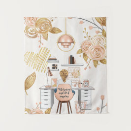 Lassen Sie sich erschrecken und machen Sie es auf  Wandteppich