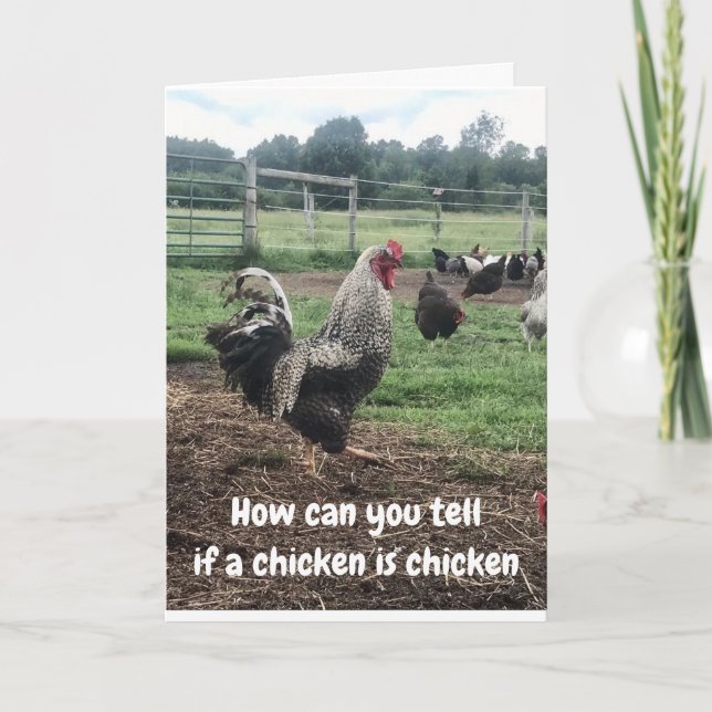 LASSEN SIE SICH NICHT SCHICKEN, UM DAS ALTER AM GE KARTE (Vorderseite)