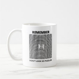 Lassen Sie sich nicht verwirrt sein Kaffeetasse