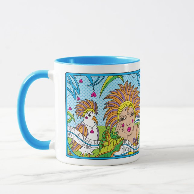 Lassen Sie sich von Ihren Träumen leiten_ Tasse (Links)