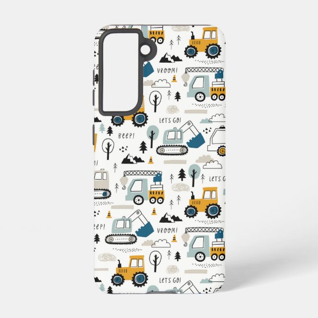 Lassen Sie uns das Fahrzeugmuster verschieben Samsung Galaxy Hülle (Rückseite)