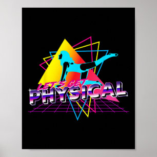 Lassen Sie uns das körperliche Trainingsgerät komp Poster