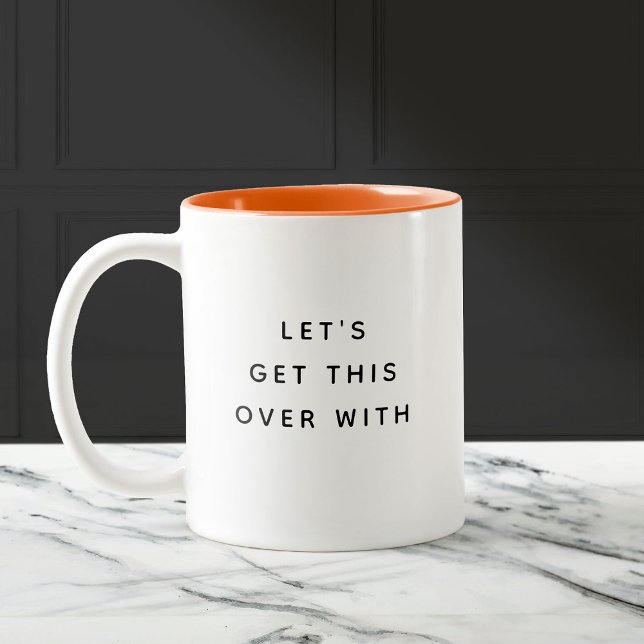 Lassen Sie uns das mit dem Niedlichen Trendangebot Zweifarbige Tasse (Von Creator hochgeladen)