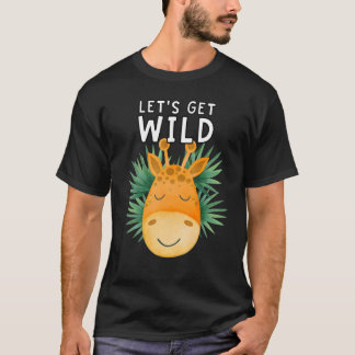 Lassen Sie uns das Safari-Party "Wilde Zoos" im Zo T-Shirt