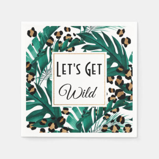 Lassen Sie uns die Dekoration des Wild-Napkins-Jun Serviette