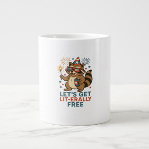 Lassen Sie uns ein lit-echtes kostenloses Design - Jumbo-Tasse