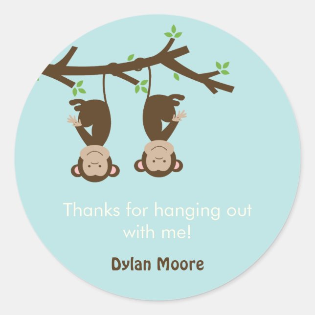 Lassen Sie uns Gastgeschenk/Geschenktippchen-Aufkl Runder Aufkleber (Vorderseite)