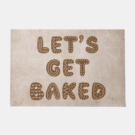 Lassen Sie uns gebackene Lebkuchen kochen Fußmatte