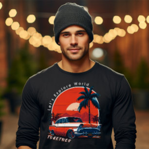 Lassen Sie uns gemeinsam die Welt auf Autoreisen e T-Shirt