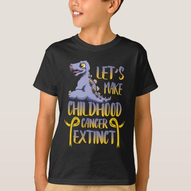 Lassen Sie uns Krebs im Kindesalter wieder ausster T-Shirt (Vorderseite)