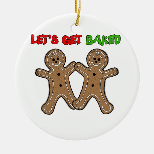 LASSEN SIE US GEBACKEN ERHALTEN - .PNG KERAMIKORNAMENT (Vorne)