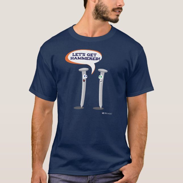 LASSEN SIE US GEHÄMMERTEN T - SHIRT ERHALTEN (Vorderseite)