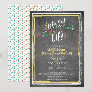 LASSEN Sie US LIT   ERHALTEN Tafel-Party der Einladung