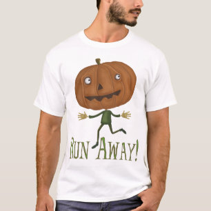 Lassen Sie wegkürbis zerstörten T - Shirt laufen