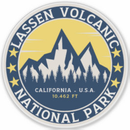 Lassen Volcanic National Park California Aufkleber