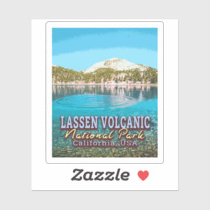 LASSEN VOLCANIC NATIONAL PARK - KALIFORNIEN USA AUFKLEBER