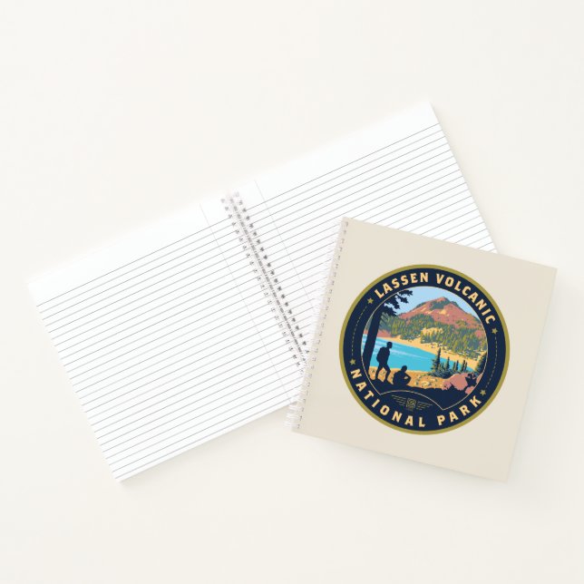 Lassen Volcanic National Park Notizbuch (Innenseite)