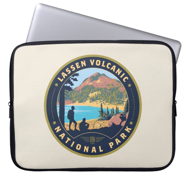 Lassen-Volcanic-Nationalpark Laptopschutzhülle (Vorderseite)