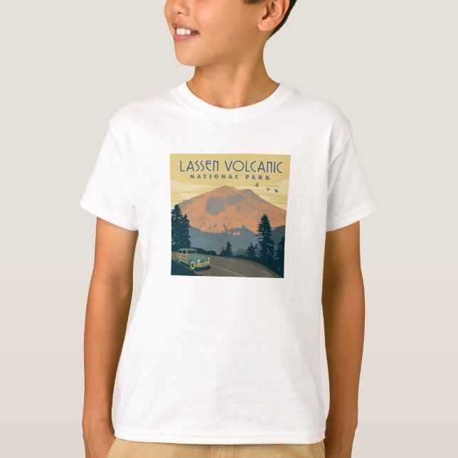 Lassen-Volcanic-Nationalpark | Straßenfahrt T-Shirt (Vorderseite)