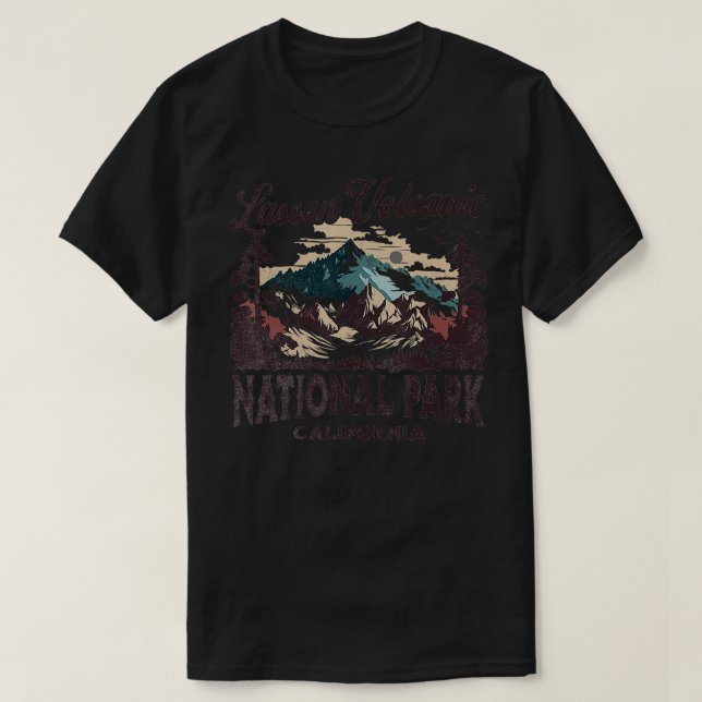 Lassen-Volcanic-Nationalpark T-Shirt (Design vorne)