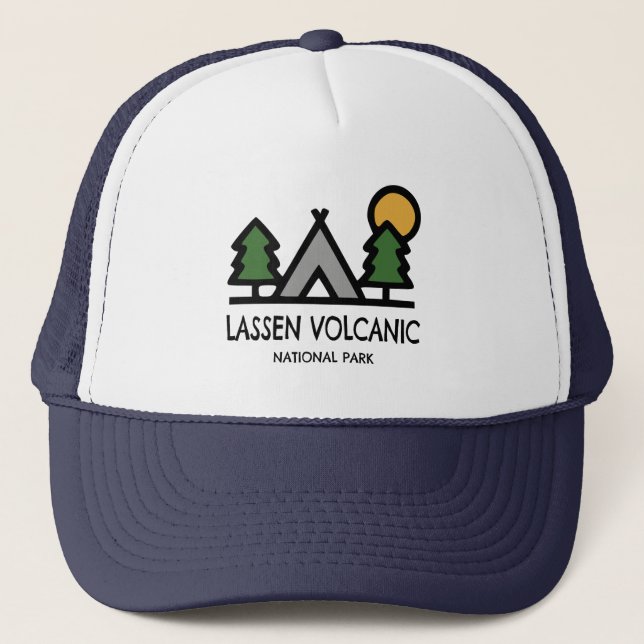 Lassen-Volcanic-Nationalpark Truckerkappe (Vorderseite)