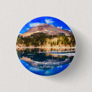 Lassen Vulkanischer Nationalpark California Button